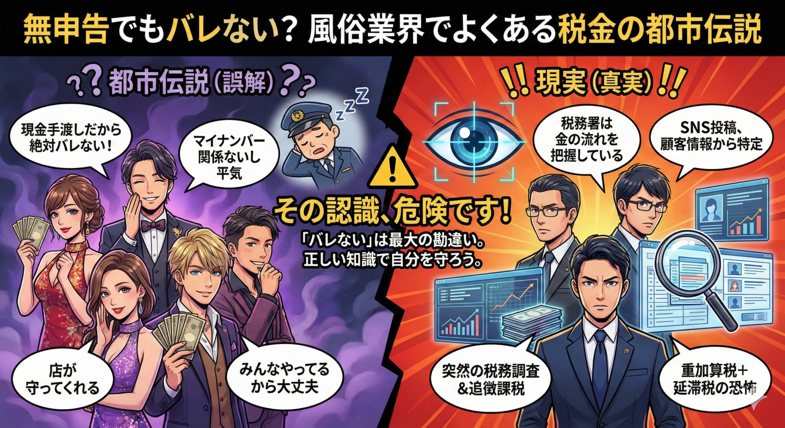 無申告でもばれない？