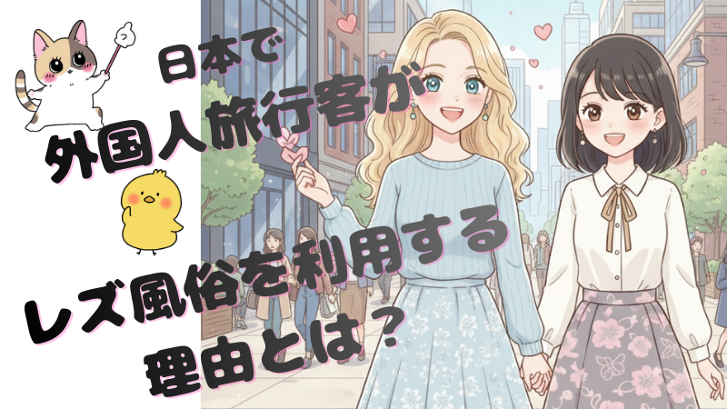 【レズ風俗を利用する外国人急増?!】なぜ今、彼女たちは日本を目指すのか？