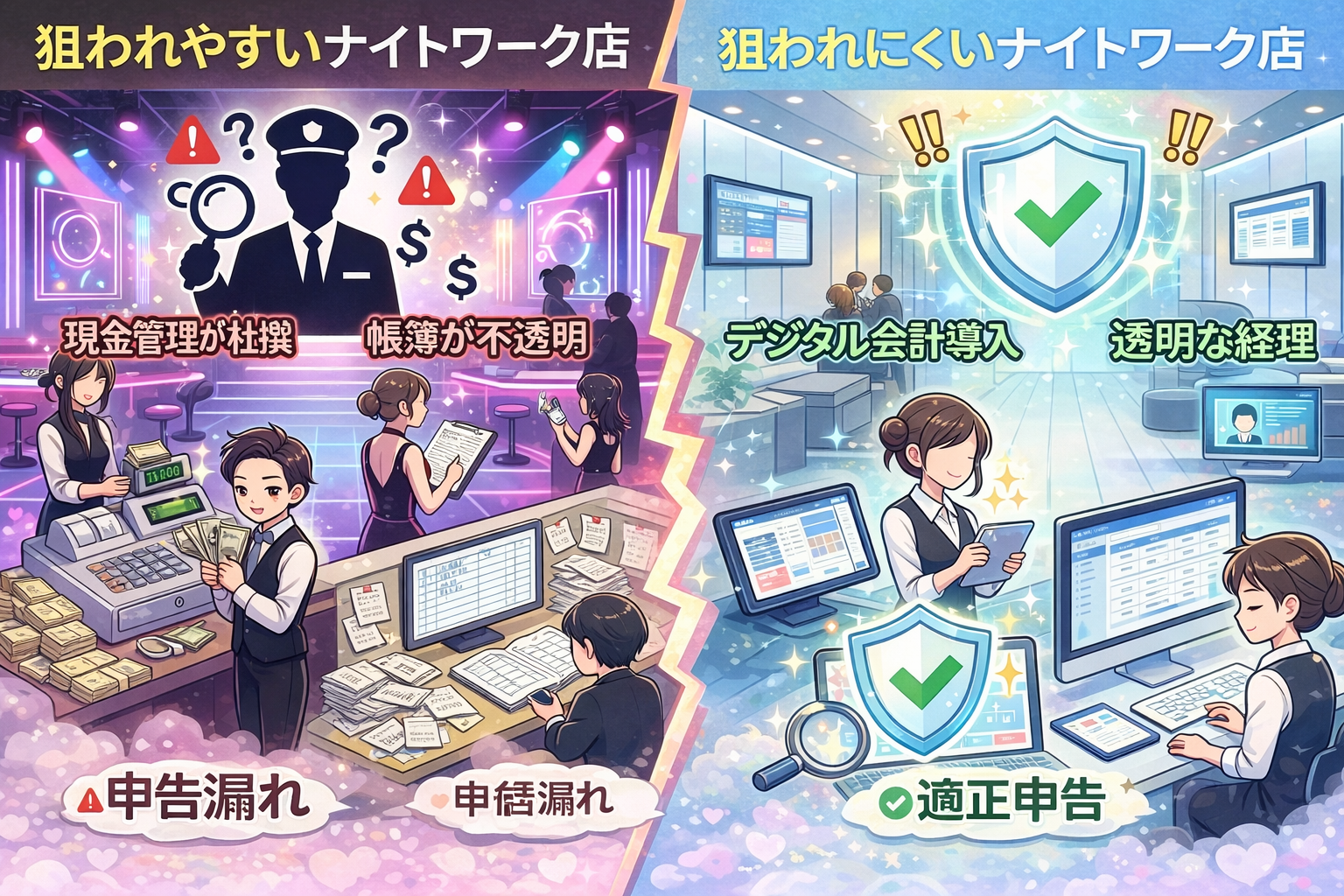 税務署に狙われやすい店・狙われにくい店の違い